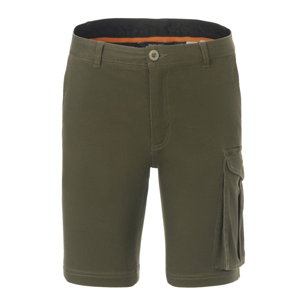 Regatta (30R, Dark Khaki) Mens Bendrick Shorts Multicoloured