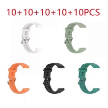 (A5, 50pcs) Strap Bracelet Dustproof 16mm 5.5-8.7 Inches Watch Strap Replacement Smart Wristband For Huawei Watch Fit Mini Skin-friendly