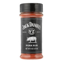 Jack Daniels Ssnng Rub Bbq Pork, Case of 6 X 6 Oz (Pack of 4)