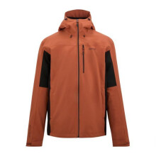 (S, Brick/Black) Regatta Mens Birchdale II Waterproof Jacket