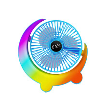 Draagbare luchtkoeling desktop-tafelventilator met-Hemelsblauw