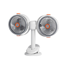 Compacte ruimtebesparende bureauventilator met 2 verstelbare