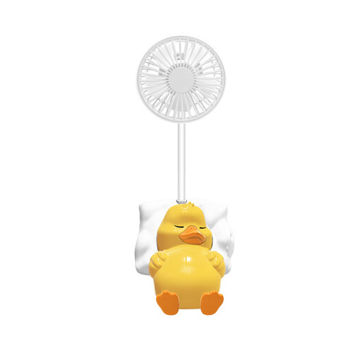 USB-Tischventilator, kleiner Personal-Tischventilator mit 3-Gelb
