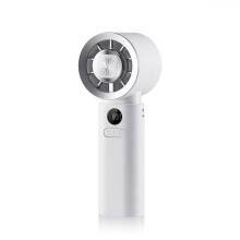 Draagbare miniventilator Krachtige handventilator met koud-Wit
