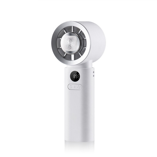 Draagbare miniventilator Krachtige handventilator met koud-Wit