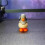 Blob Pigeon with Magnetic Foot and Secret Note Compartment,Creative 3D-printed 2