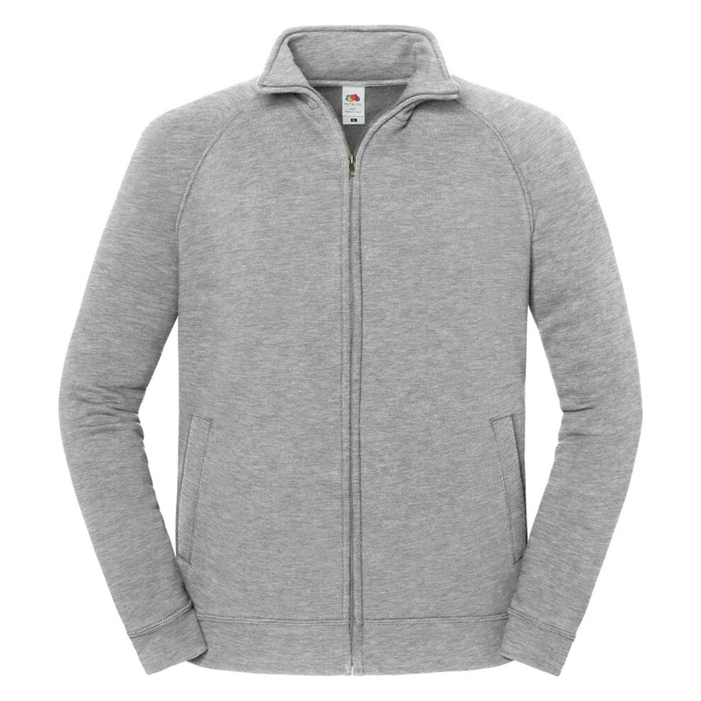 Fruit Of The Loom (3Xl, Athletic Heather) Mens Iconic Premium Sweat Jacket Multicoloured