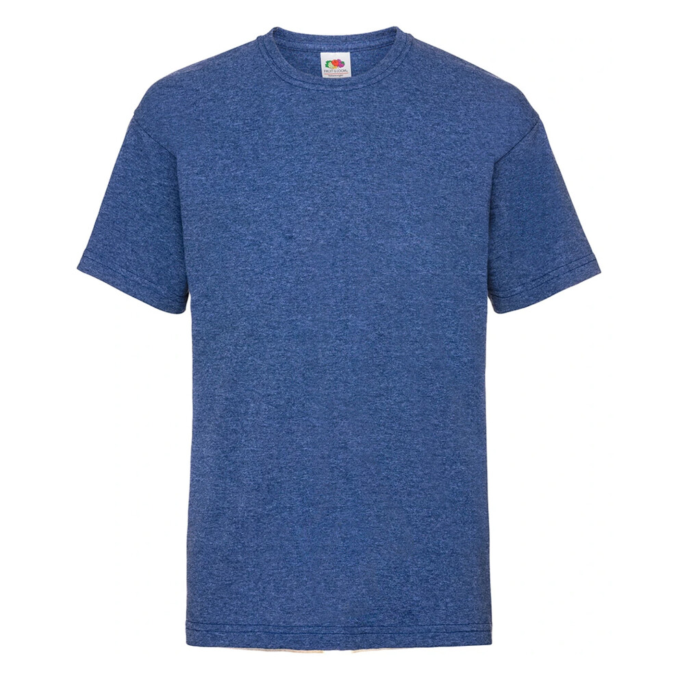 Fruit Of The Loom (14-15 Years, Retro Heather Royal) Childrens/Kids Value T-Shirt