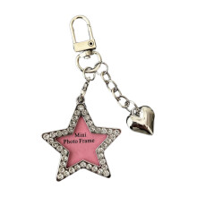 Porte-clés Unique en forme d'étoile et d'os, accessoire de-3