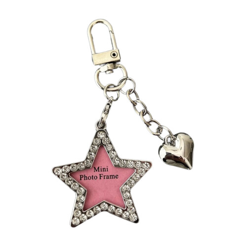 Porte-clés Unique en forme d'étoile et d'os, accessoire de-3