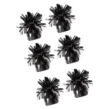 6Pcs Balloon Holder PET Foil Balloon Holder Weights With-Black