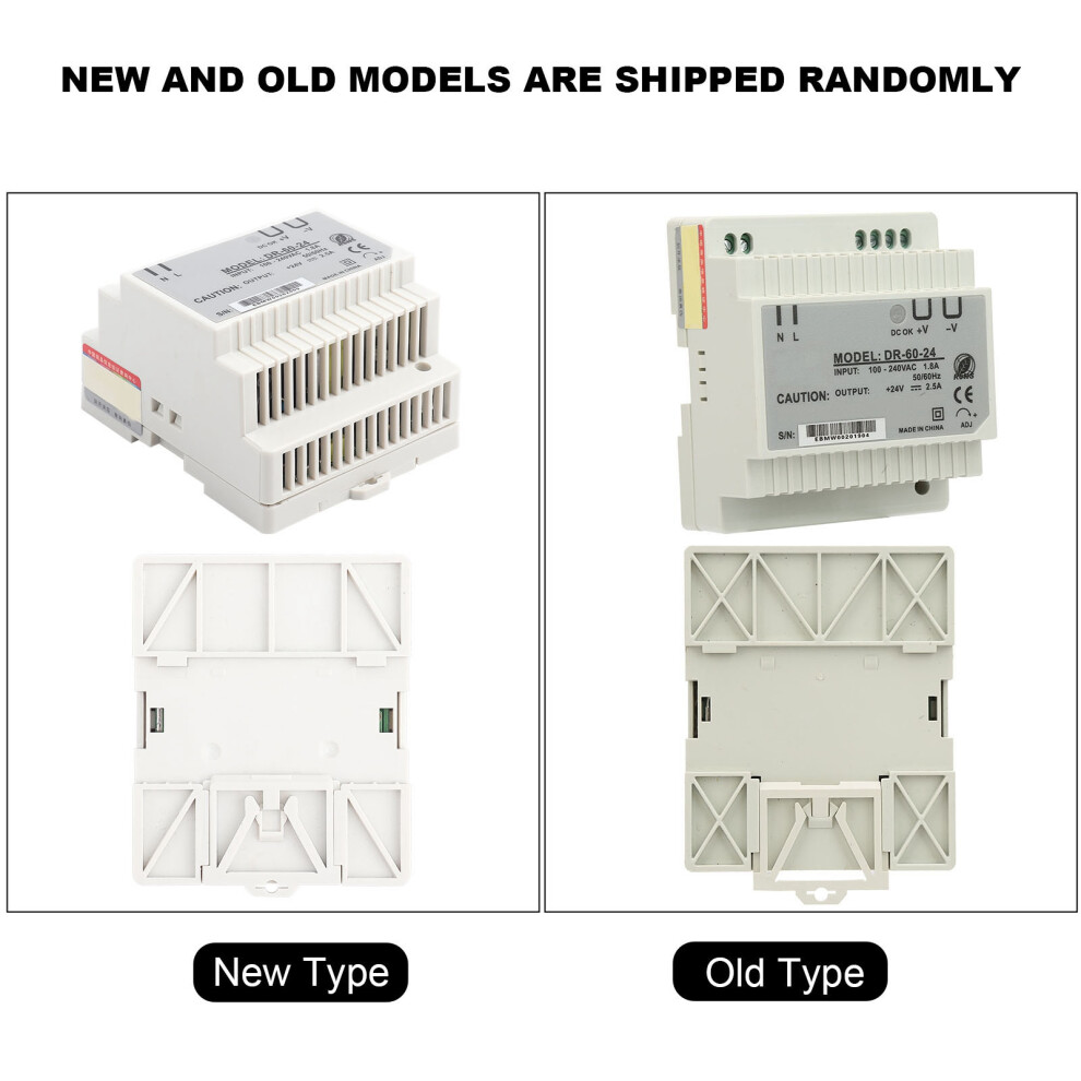 Dr-60-24 60W 24V Compact Din Rail Power Supply Pwm 4091393760523