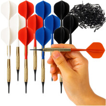 Set di freccette per bersaglio elettronico, 12 pezzi + 200 punte