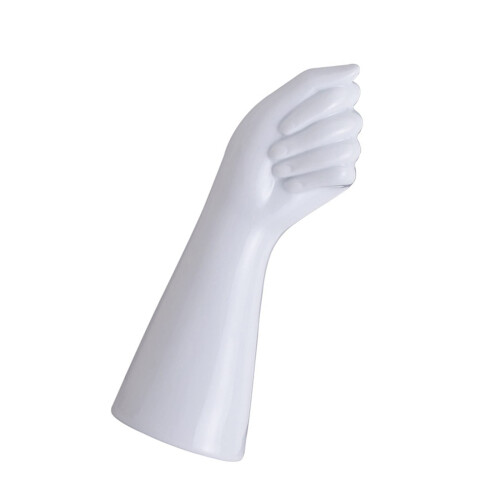Minimalists Ceramic Hand Vases Flower Pot For Enhancing-White