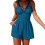 Solid Color Conjoined Swimsuit With Pockets For Women High-B M 1