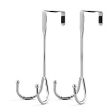 2 Pieces Multi Purpose Door Hooks For Jackets Scarves Stainless
