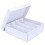 Game Card Sorting Holder Case Portable Card-4 spaces in white 1