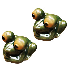 1 Stück/2 Stück künstlerische Laubfrosch-Skulptur mit-A 2