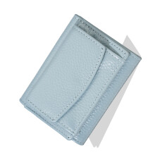 PU-Leder-Geldbörse, kompaktes Design, Kartenhalter,-Blau