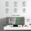 (Red) LED Digital Smart Alarm Clock Watch Table Electronic Desktop Clocks USB Wake Up Clock Bedroom Bedside Clock Snooze Function 3