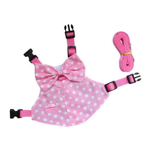 Gilet confortable pour chien, gilet-S points roses