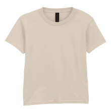 (7-8 Years, Sand) Gildan Childens/Kids SoftStyle Ringspun T-Shirt