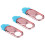 Metal Privacy Shield 3pk Pink 1