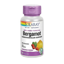 Solaray Advanced Formula Bergamot,500 mg ,60 Veg Caps (Pack of 1)