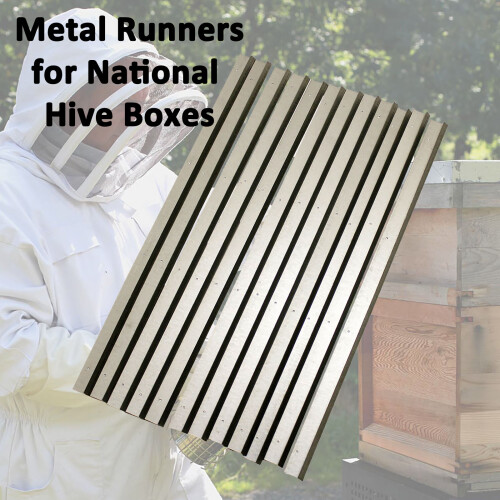 Bee National Hive Metal Runners Super and Brood Boxes 2