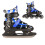 2-in-1 Inline & Ice Skates, Dark Blue, Size M (35-38) 2