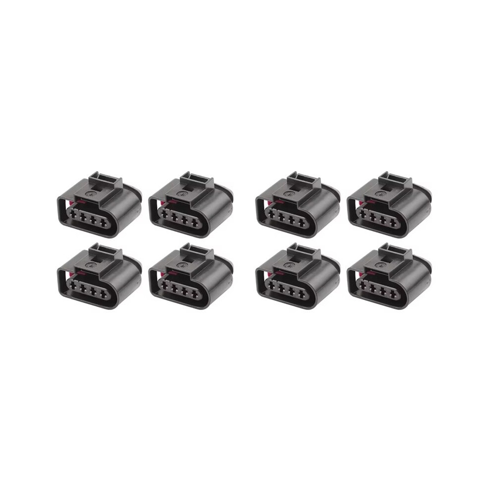 8Pcs For 4B0973724 Car Ignition Coil Plug Connector Repair Kits Auto Harness Plug Terminal Removal Tool Black 6031929423995