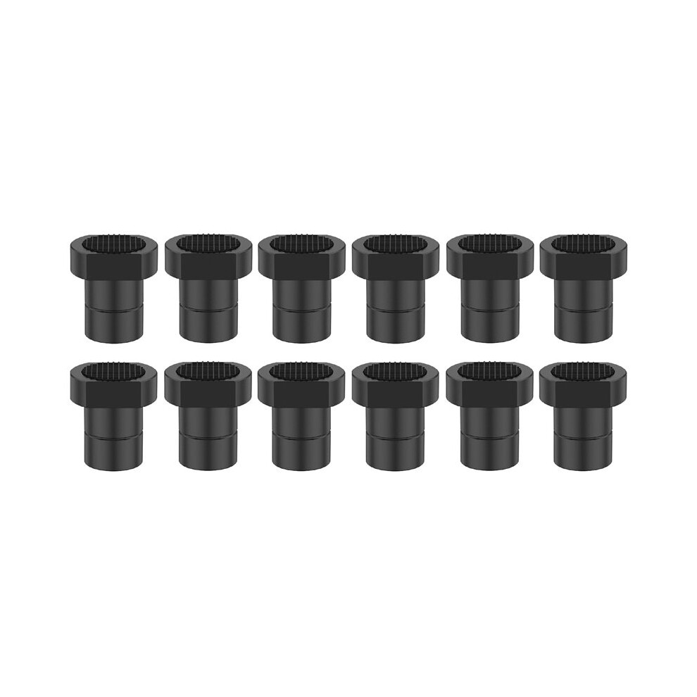 12Pcs Bench Dogs With Non-Slip Pads 3/4-Inch (20Mm) Workbench Dog Hole Accessories For Woodworking And Mft Stops 6032252211761