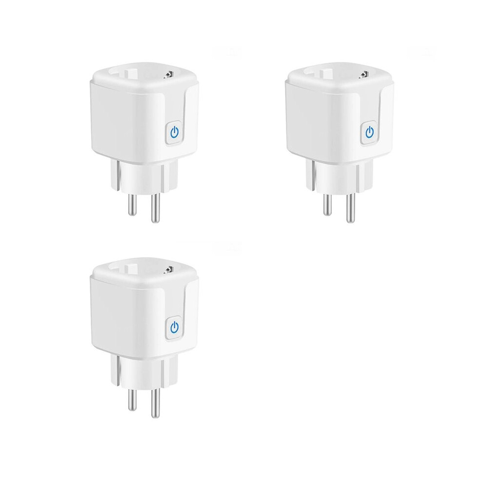 3X Matter Wifi Socket 16A Wifi Plug With Power Monitoring App Remote Control Works With Alexa Eu Plug 6031416221769
