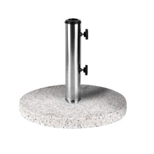 KEPLIN 9KG Parasol Base Stand Heavy Duty Granite Patio Umbrella Holder for Garden, Outdoor Furniture, Canopy, Gazebo, Awning  Weather Resistant