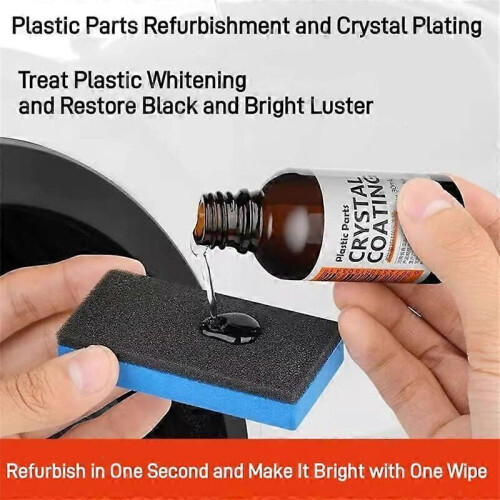 (1pcs) 1/2/3x Car Plastic Plating Refurbishing Agent, Plastic Plating Crystal Coating Agent 2