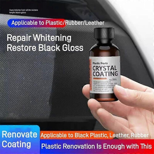 (2pcs) 1/2/3x Car Plastic Plating Refurbishing Agent, Plastic Plating Crystal Coating Agent 1