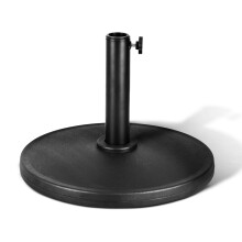 KEPLIN 9KG Cast Iron Effect Parasol Base Heavy Duty Metal Garden Patio Furniture Stand for Umbrella, Canopy, Gazebo, Awning etc