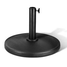 KEPLIN 12KG Cast Iron Effect Parasol Base Heavy Duty Metal Garden Patio Furniture Stand for Umbrella, Canopy, Gazebo, Awning etc