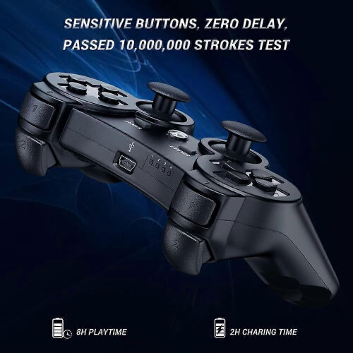 (Army Green) Gamepad for Play Station Joystick Remote handle Wireless Bluetooth Controller 2