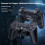 (Black) Gamepad for Play Station Joystick Remote handle Wireless Bluetooth Controller 4