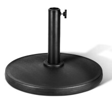 KEPLIN 20KG Cast Iron Effect Parasol Base Heavy Duty Metal Garden Patio Furniture Stand for Umbrella, Canopy, Gazebo, Awning etc