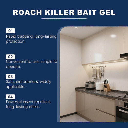 Cockroach Gel Bait Rapid Trapping Long-lasting Protection 10g 1