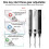 (White) Wireless Portable Soldering Iron Kit, Rechargeable Soldering Pen with Iron Tip 2