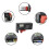 BT-168 PRO Digital Lithium Battery Capacity Tester Checkered load analyzer Display Check AAA AA Button Cell Universal test 5