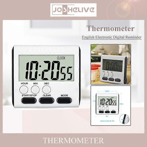 LCD Digital Display Cooking alert Clock Timer Sleep Stopwatch Clock House Cookie Accessory Countdown Timer Magnet Clock 1