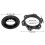 Black Alu Centre-Lock 6-Bolt Disc Adapter 52x18mm 2