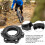 Black Alu Centre-Lock 6-Bolt Disc Adapter 52x18mm 4
