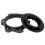Black Alu Centre-Lock 6-Bolt Disc Adapter 52x18mm 10