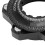 Black Alu Centre-Lock 6-Bolt Disc Adapter 52x18mm 11