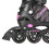 2-in-1 Inline- & Schlittschuhe, Schwarz/Pink, Größe S (31-34) 6